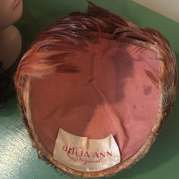 Julia Ann Original vintage  pheasant hat